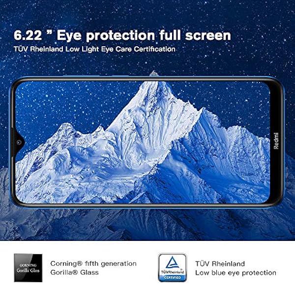 Xiaomi Redmi 8A Smartphone, 2GB 32GB, 6,22" Pantalla, Snapdargon 439 Octa Core, 5000mAh, 12MP AI Cámara Trasera, 8MP Cámara Frontal, Versión Global (Azul)